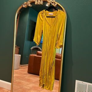 Beautiful Italian mustard yellow dress. Never worn